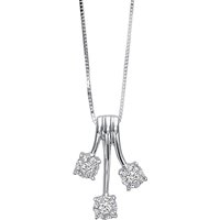 Collana Bliss Donna in Oro bianco Diamante 0.15 Ct 20069899 - 20069899